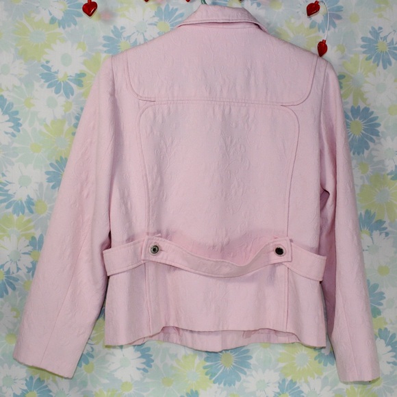 vintage light pink blazer jacket womens 10p brand is sag harbor - Picture 2 of 4